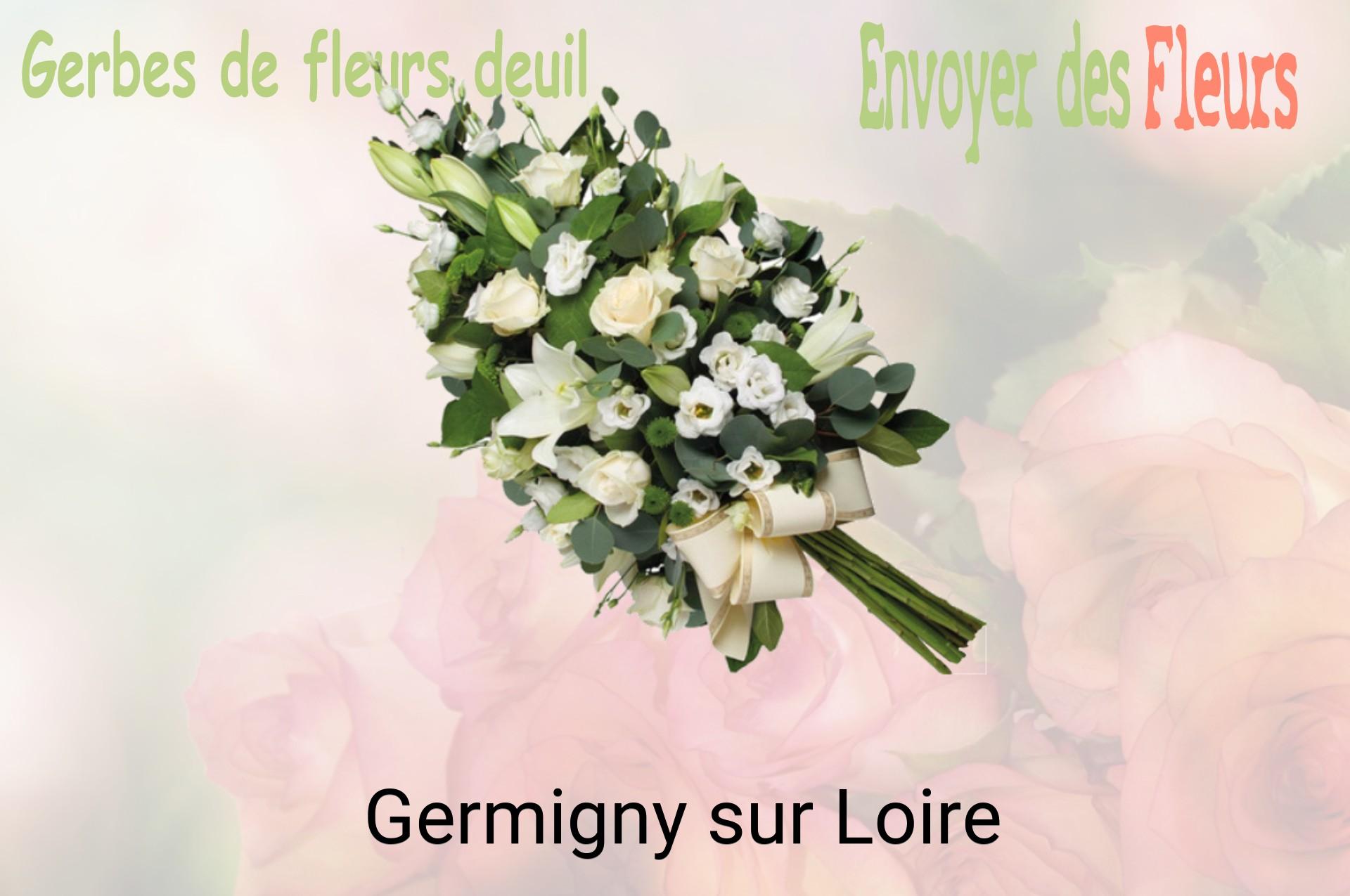 Gerbe de fleurs de deuil livrée à Germigny-sur-Loire